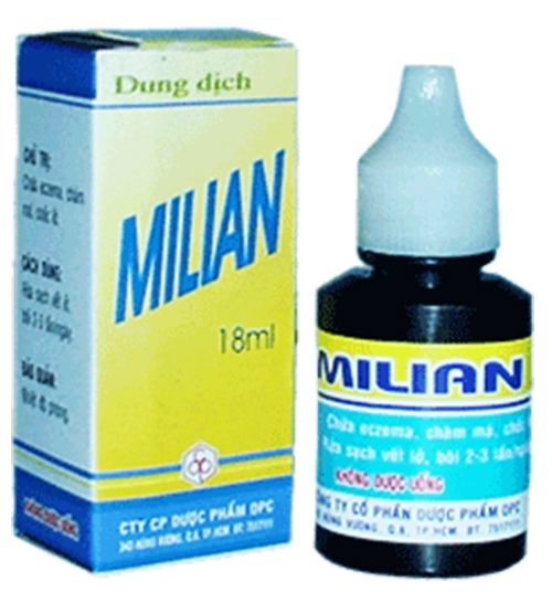 thuốc Milian trị tổn thương do dị ứng băng dính y tế