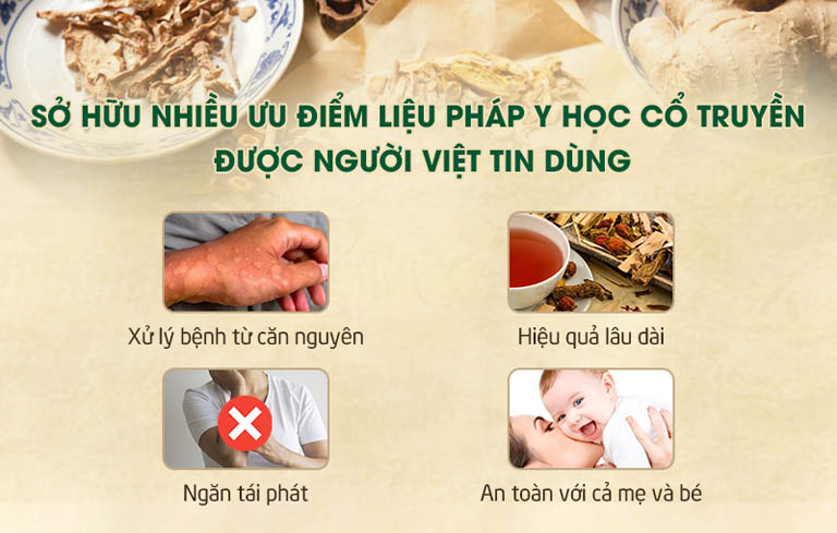 Điều trị mề đay bằng thuốc Đông y được ưu tiên lựa chọn