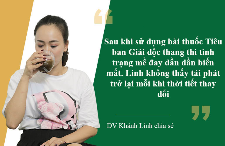 Diễn viên Khánh Linh chia sẻ hiệu quả bài thuốc