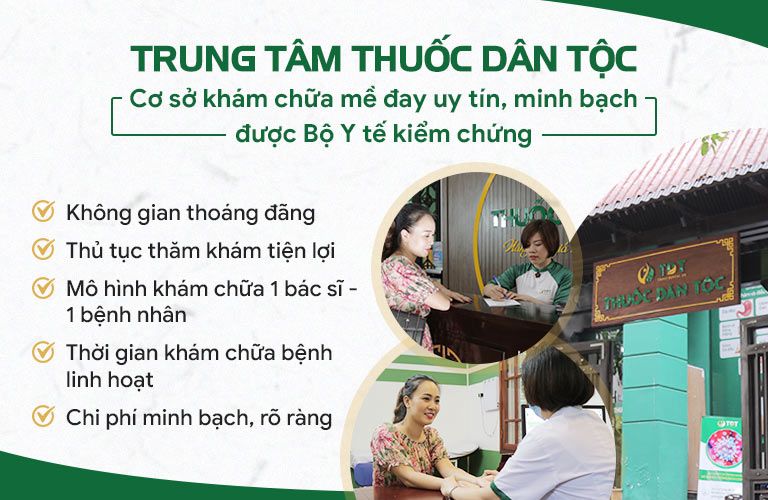Trung tâm Thuốc dân tộc là đơn vị khám chữa mề đay bằng YHCT hàng đầu hiện nay