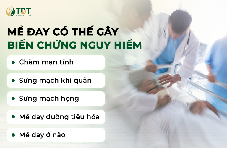 Biến chứng do mề đay