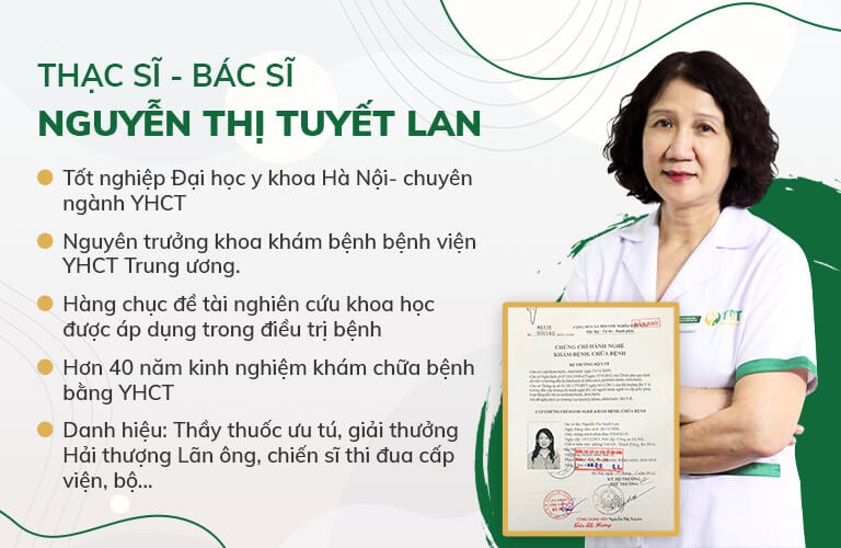 Thạc sĩ, bác sĩ Nguyễn Thị Tuyết Lan